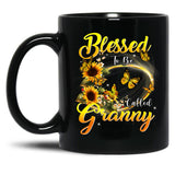 I Have Two Titles Mom And Nana And I Rock Them Mother'S Day Black Gift Coffee Mug