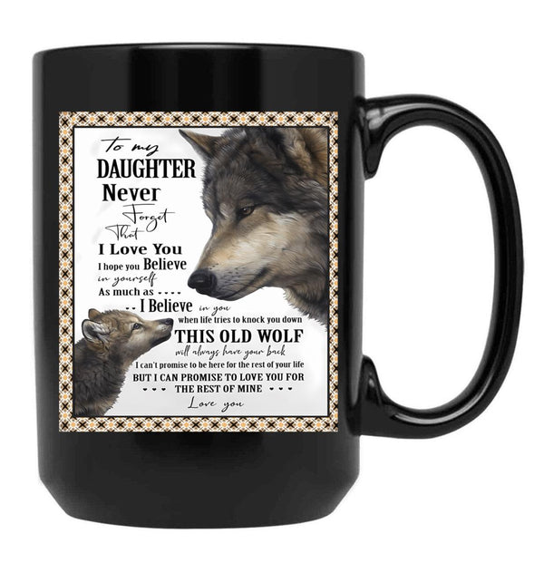 I Hope You Believe In Yourself Black Gift Coffee Mug - Black
