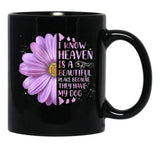 I Know Heaven Is A Beautiful Place Because They Have My Dog Black Gift Coffee Mug - Black