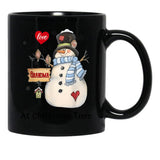I Love Being A Grandma At Christmas Time Womens Black Gift Coffee Mug - Black