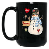 I Love Being A Grandma At Christmas Time Womens Black Gift Coffee Mug