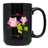 I Love Hanging Out With You Mommy Black Gift Coffee Mug - Black