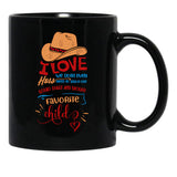 I Love How We Dont Even Need To Say It Out Loud That Im Your Favorite Child Black Coffee Mug - Black