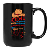 I Love How We Dont Even Need To Say It Out Loud That Im Your Favorite Child Black Coffee Mug - Black