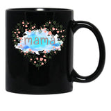 I Love Mama Black Gift Coffee Mug - Black