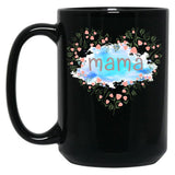 I Love Mama Black Gift Coffee Mug