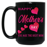 I Love Mom - Mother'S Day Black Coffee Mug