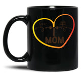 I Love Mom Premium Mug Black Coffee Mug