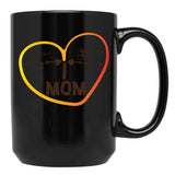 I Love Mom Premium Mug Black Coffee Mug - Black