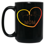 I Love Mom Premium Black Gift Coffee Mug