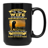 I Love My Crazy Spoiled Wife She Was Born In May Black Gift Coffee Mug - Black