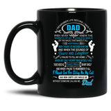 I Love My Dad Mug Black Coffee Mug