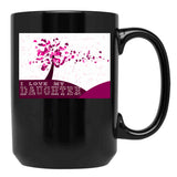 I Love My Daughter Black Coffee Mug - Black