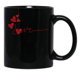 I Love You More Black Gift Coffee Mug - Black