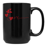I Love You More Black Coffee Mug - Black