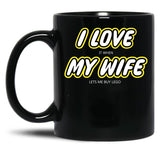 I Love Black Coffee Mug