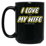I Love Black Coffee Mug
