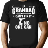 If Grandad Minimalist Graphic T-Shirt - Unisex Streetwear Tee - Black