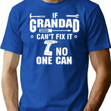 If Grandad Minimalist Graphic T-Shirt - Unisex Streetwear Tee - Blue