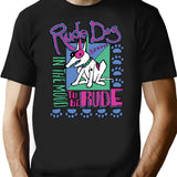 In The Mood To Be Rude Bootleg Graphic T-Shirt - Black