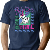 In The Mood To Be Rude Bootleg Graphic T-Shirt - Navy