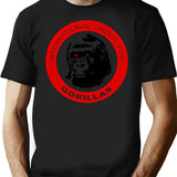 International Order For Gorillas Minimalist Graphic T-Shirt - Unisex Streetwear Tee - Black