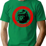 International Order For Gorillas Minimalist Graphic T-Shirt - Unisex Streetwear Tee - Green