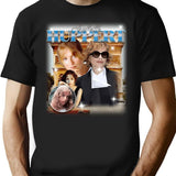 Isabelle Huppert 90S Bootleg Style Bootleg Graphic T-Shirt - Black