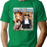 Isabelle Huppert 90S Bootleg Style Bootleg Graphic T-Shirt - Green