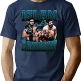 Islam Makhachev Bootleg Bootleg Graphic T-Shirt - Navy