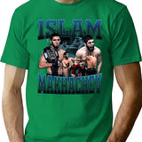 Islam Makhachev Bootleg Bootleg Graphic T-Shirt - Green