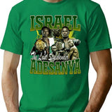 Israel Adesanya Bootleg Bootleg Graphic T-Shirt - Green