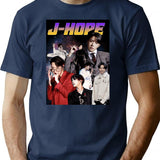 J-Hope Bootleg Bootleg Graphic T-Shirt - Navy