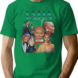 Jada Pinkett Collage Bootleg Graphic T-Shirt - Green