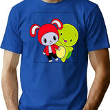 Jj Mikey Maizen Minimalist Graphic T-Shirt - Unisex Streetwear Tee - Blue