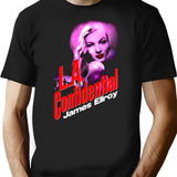 La Confidential Minimalist Graphic T-Shirt - Unisex Streetwear Tee - Black