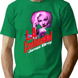 La Confidential Minimalist Graphic T-Shirt - Unisex Streetwear Tee - Green