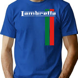Lambrella Minimalist Graphic T-Shirt - Unisex Streetwear Tee - Blue