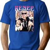 Limited Renee Rapp Vintage Shirt Gift for Woman anda Man Premium Heavyweight Cotton T-Shirt - Blue