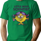 Little Miss Scientist Minimalist Graphic T-Shirt - Unisex Streetwear Tee - Green