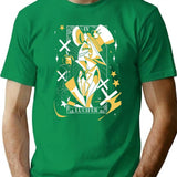 Lucifer Morningstar - Hazbin Hotel Classic Premium Heavyweight Cotton T-Shirt - Green