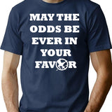 May The Odds Be Ever In Your Minimalist Graphic T-Shirt - Unisex Streetwear Tee - Navy