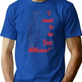 Milkman Minimalist Graphic T-Shirt - Unisex Streetwear Tee - Blue