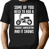 Mini Bike Torque Convertor Minimalist Graphic T-Shirt - Unisex Streetwear Tee - Black