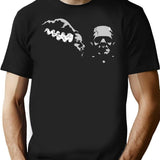 Mr. And Mrs. Frankenstein T-Shirt for Men & Women, T-Shirts Graphic Tee - Black