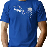 Mr. And Mrs. Frankenstein T-Shirt for Men & Women, T-Shirts Graphic Tee - Blue