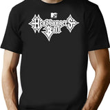 Mtv Headbangers Ball Metal Text T-Shirt for Men & Women, T-Shirts Graphic Tee - Black