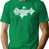 Mtv Headbangers Ball Metal Text T-Shirt for Men & Women, T-Shirts Graphic Tee - Green