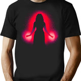 Music Vintage Retro Scarlet Witch Funny Graphic Gift Minimalist Graphic T-Shirt - Unisex Streetwear Tee - Black