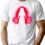 Music Vintage Retro Scarlet Witch Funny Graphic Gift Minimalist Graphic T-Shirt - Unisex Streetwear Tee - White